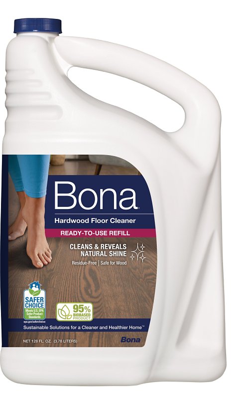 Bona Hardwood Floor Cleaner Refill, 128 Fl Oz (Pack of 1) (128 Fl Oz (Pack of 1)) WM700018159