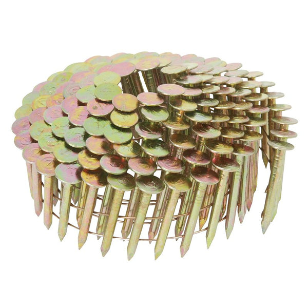 Metabo HPT Roofing Nails, 1" x .120", Wire Coil, Electro-Galvanized, Smooth Shank, Fits Hitachi Power Tools/Metabo HPT NV45AB2 Roofing Nailers, 7200 Count (12100HPT)