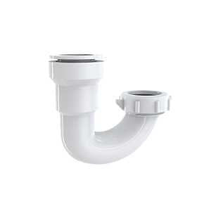 Keeney 10200IPK Insta-Plumb Fit J Bend 1-1/4 in. -Push to Install and Press to Release, White
