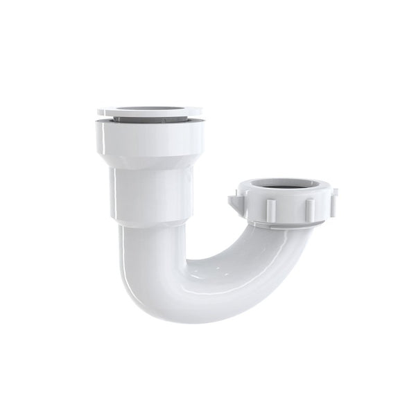 Keeney 10200IPK Insta-Plumb Fit J Bend 1-1/4 in. -Push to Install and Press to Release, White