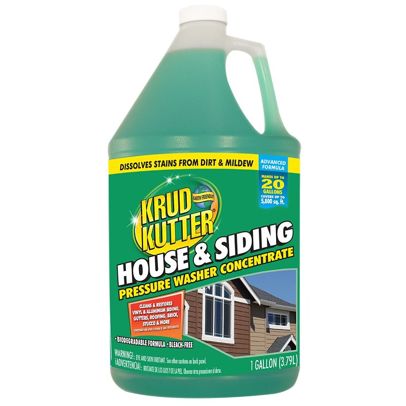 Krud Kutter House & Siding Pressure Washer Concentrate, 1 Gallon Bottle, Lot of 4