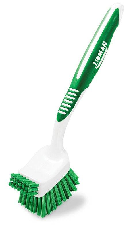 Libman 1042 Big Job Kitchen Brush with Built-In Scraper