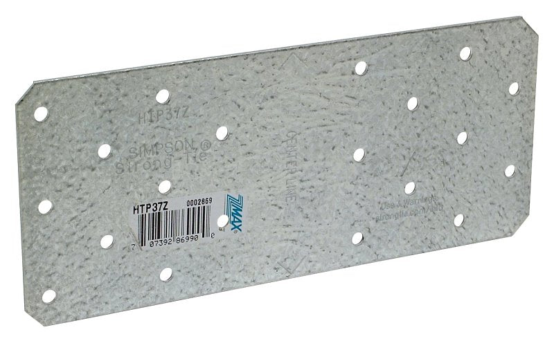 Simpson Strong Tie HTP37Z 3 x 7 in. Heavy Tie Plate- 16 Gauge