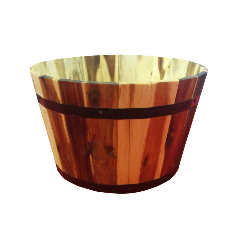 AVERA PRODUCTS AWP304160 Round Barrel Planter, 16'' x 9.5''