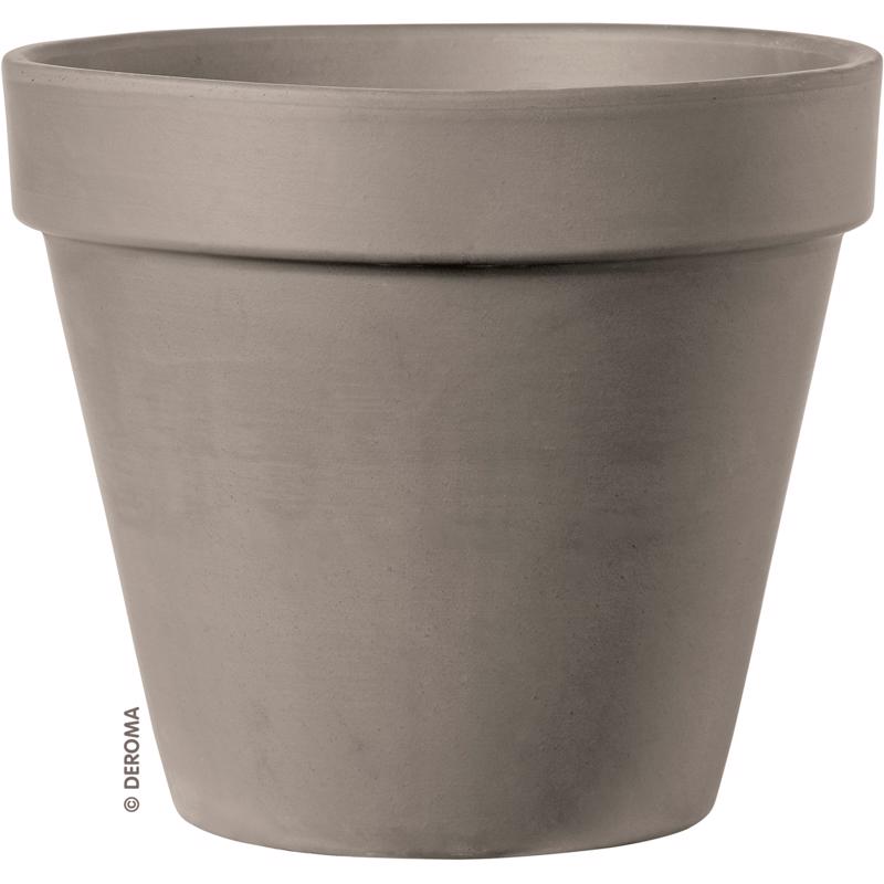 Deroma 7503469 5 x 6 in. Moka Clay Standard Planter- Pack of 24