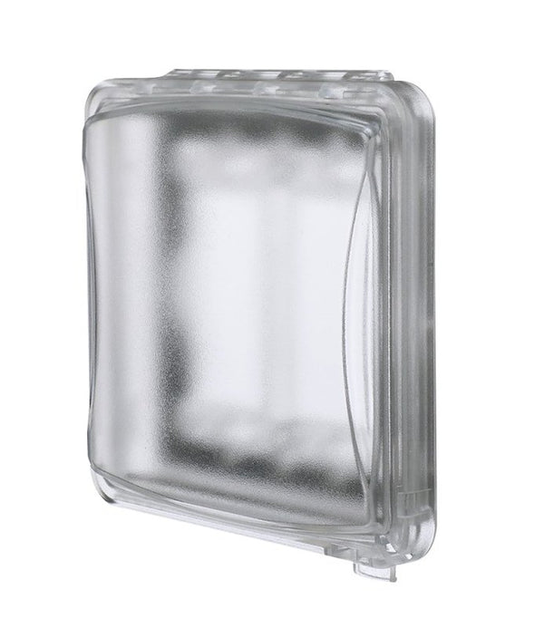 TayMac MM1410C 55-in-1 Configurations 2-Gang, Vertical Weatherproof Plastic Flat Cover, Clear