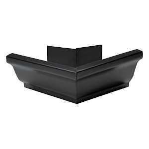 Amerimax 5051565 3.75 x 8.88 x 8.88 in. Black Aluminum K Outside Miter