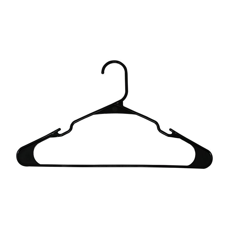 Merrick C87162PH BLK Engineering Super Heavy Weight Tubular Hangers with Hooks (14 Pack)