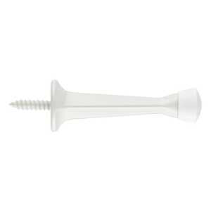 National Hardware N830-538 3 In. White Rigid Square Door Stop
