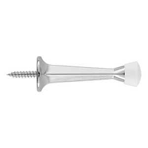 V243 3" Rigid Square Door Stop - Chrome