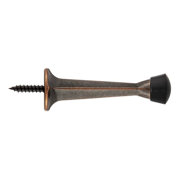 3" Rigid Square Door Stop - Antique Bronze by National Hardware N830-540