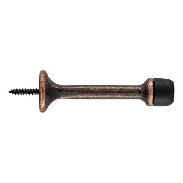 National Hardware SPB236 3" Rigid Round Door Stop - Antique Bronze N830-548