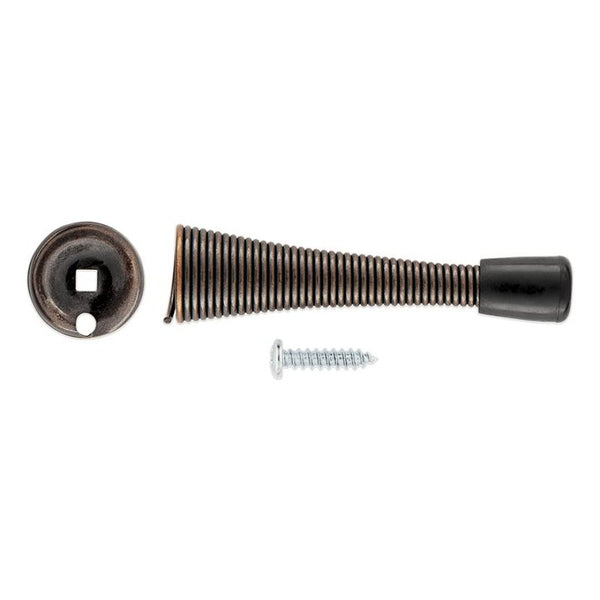 National Hardware V232 3" Spring Door Stop - Antique Bronze N830-559