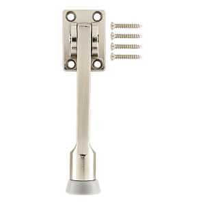 V238 5" Kickdown Door Stop - Satin Nickel
