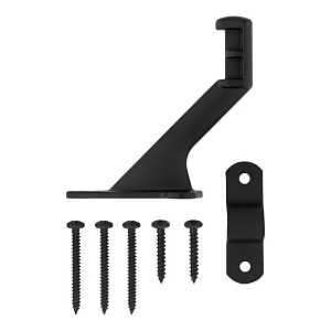 1420 2 Piece Handrail Bracket - Matte Black