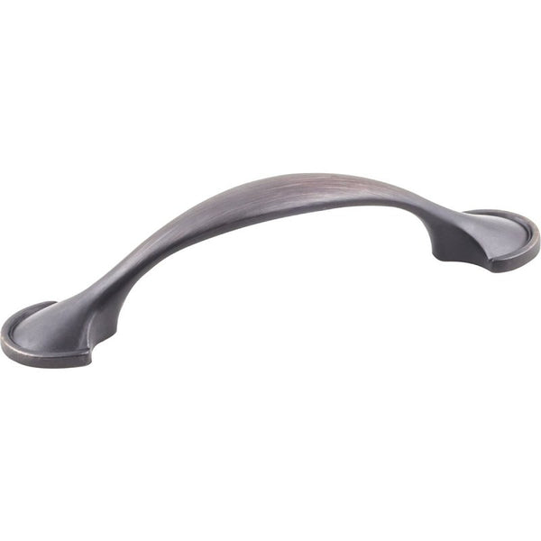Hardware Resources Half Foot Spoon Pull, Oil Rubbed Bronze - 8 Pack K4133BORB-8