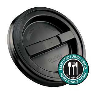 Leaktite LD5GRLBK006 Screw-Top Lid for 3 & 5 Gl Blk Pk06, 3.5 to 5GL, Multi