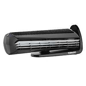Vornado Duo Small Room Tower Air Circulator Fan, Black, 14 In.