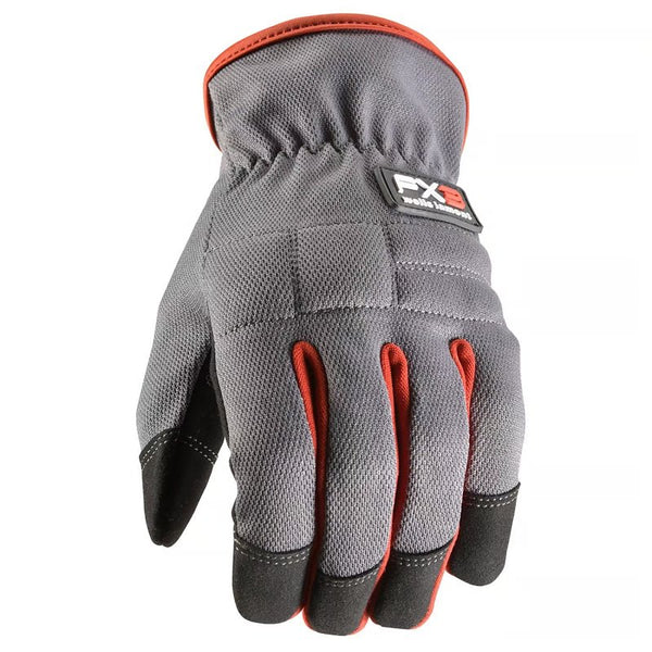 Wells Lamont Men's Work Gloves, Padded, Slip-On, Grey, X-Large (7862XL)