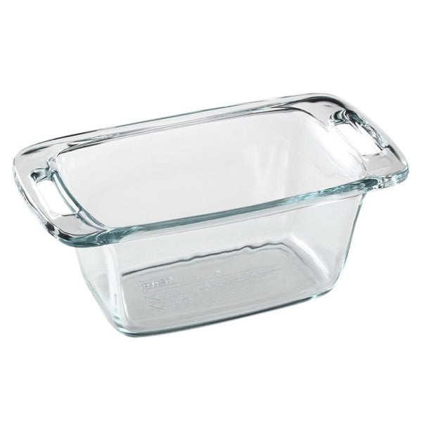 PYREX Loaf Dish Glass 1.5 Qt Easy Grab, 1 EA 1085799