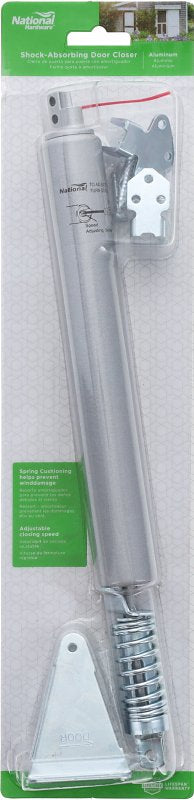 National Hardware Storm Door Closer, Shock-Absorbing, Aluminum N184-770