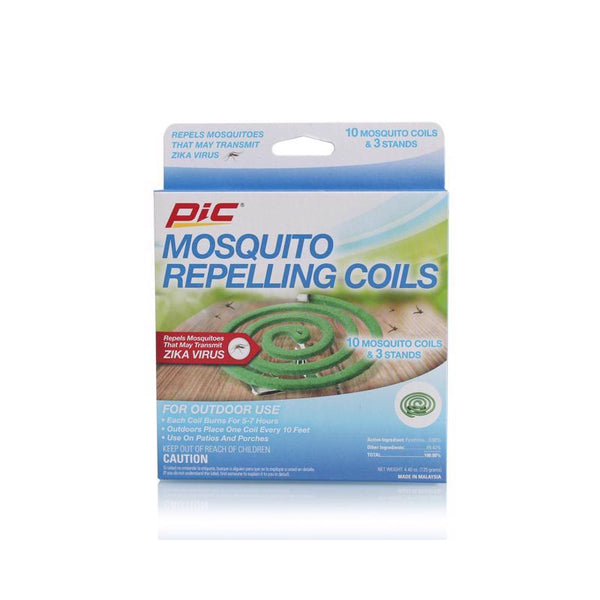 Pic Mosquito Repellent Coils (Box of 10 Coils), Package May Vary C-10-12