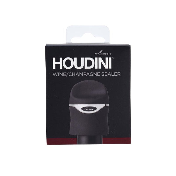 Houdini Stainless Black Champagne Wine Sealer, 1 EA 5273272
