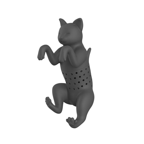 Genuine Fred, PURRTEA, Black Cat Reusable Silicone Tea Infuser, Black, Fun Gift for Tea Lovers, Clever Kitchen Gadget 5228955