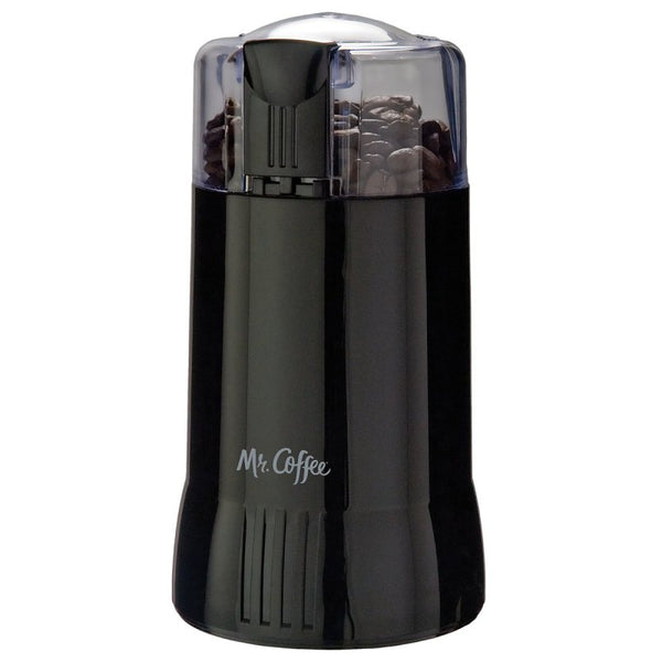 Mr. Coffee Electric Coffee Grinder|Coffee Bean Grinder| Spice Grinder, Black IDS57RB