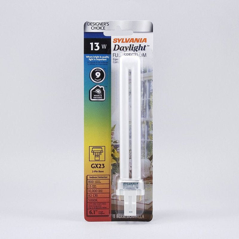 Sylvania 046135204043 20404 Single Tube 2 Pin Base Compact Fluorescent Light Bulb