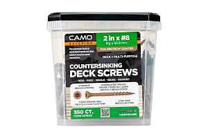 CAMO 2" X #8 - COUNTERSINKING Deck Screw 350 Count
