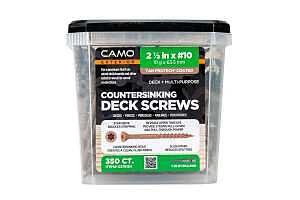 CAMO 2-1/2" X #10 - COUNTERSINKING Deck Screw 350 Count