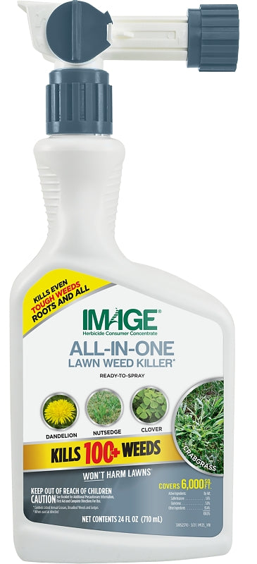 Ambrands Image 100523494 Weed Killer, Liquid, Spray Application, 24 oz