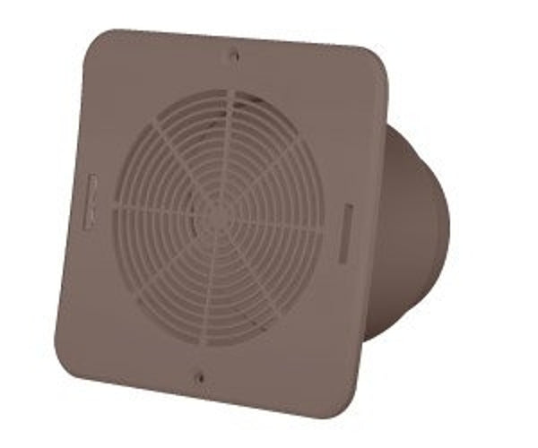 Duraflo 646015BR Soffit Exhaust Vent, Brown