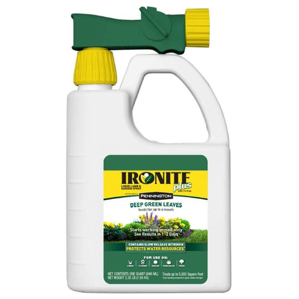 Central Garden 100525937 Coverage 5,000, 32 oz Ironite, 32 oz/5000 sq. ft, Plain