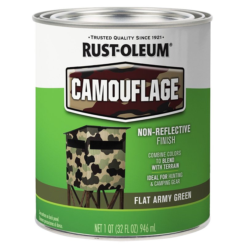 Rust-Oleum Camouflage Flat Army Green Paint