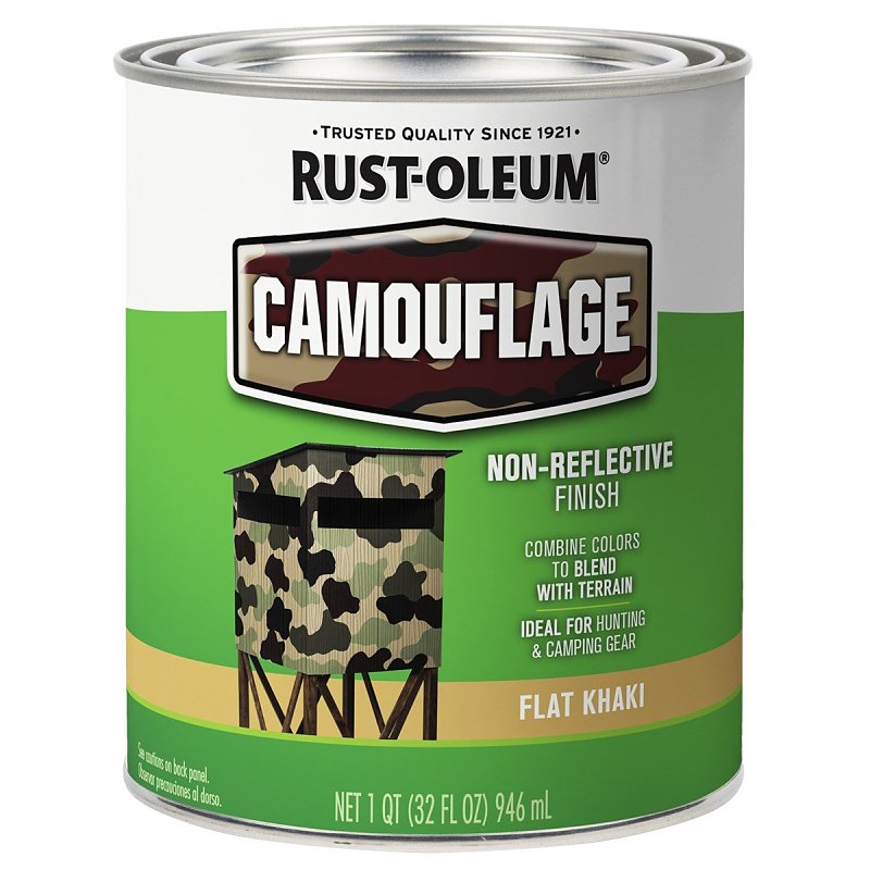 Rust-Oleum Camouflage Flat Khaki Paint