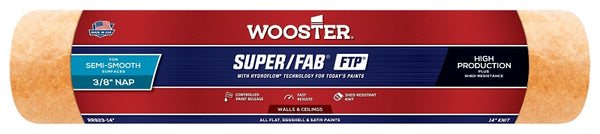 Wooster Brush RR923-14 Inch Super Fab FTP Roller Cover, 3/8-Inch Nap