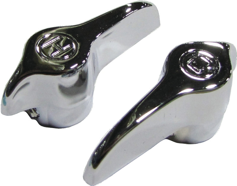 Plumb Pak PP805-111 Lever Vee Grip Faucet Handle, Chrome Plated
