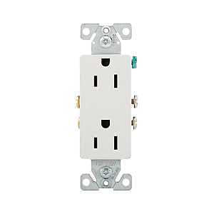 15a-125v Receptacle Wht