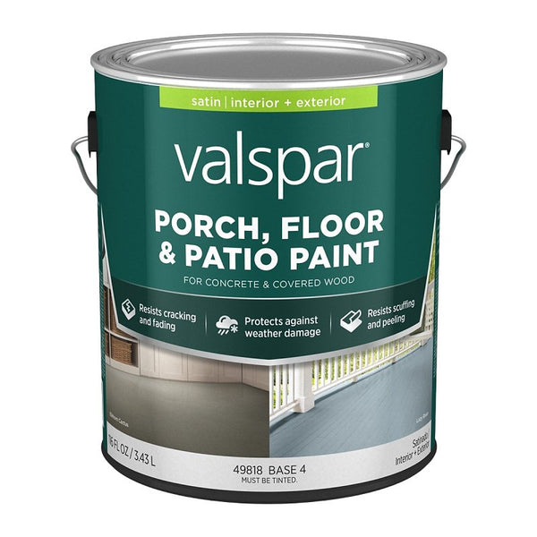 Valspar 1-Gallon Latex Floor Paint Base 4 009.0049818.007 (4-Pack)