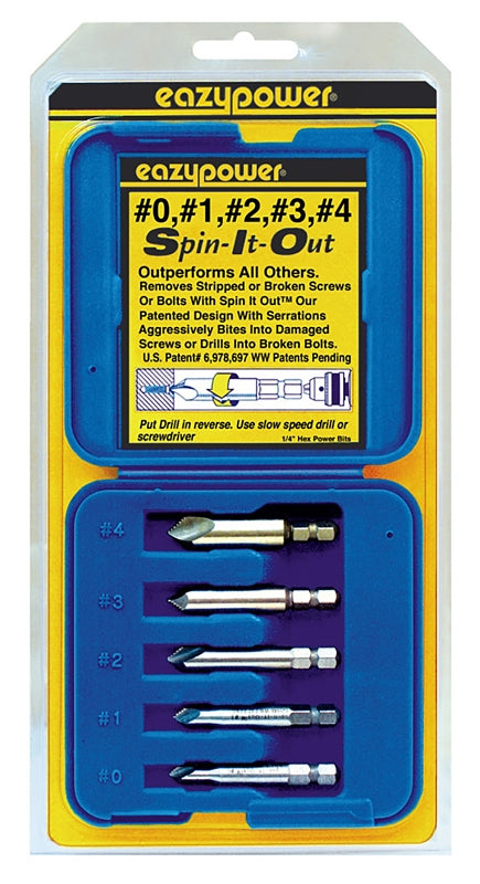 Eazypower Screw Remover 1/4" 5pk HSS 82681