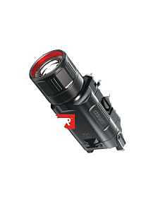 Coast PTX65R Two Beam 1000 Lumen USB-C Rechargeable LED Tactical Weapon Light with Tool-Free Universal/Picatinny Mounting System, and Spot & Flood Beams - IP54 Rating