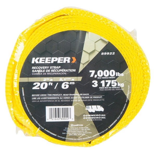 Keeper Strap Vehicle Recovery 20FT 89922