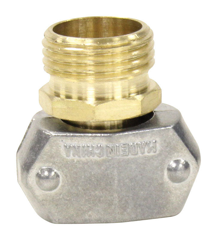 Gilmour 311GARP PRO Premium Zinc and Brass Male Coupling, Fits All 5/8-Inch and 3/4-Inch Hose