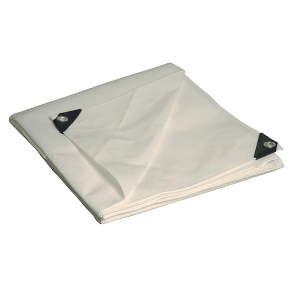 Dry Top Multi-Purpose Heavy Duty Poly Tarp, 12x20 Feet, White 31220