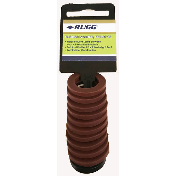 Rugg 3/4 in. Rubber Hose Washer Set W6HR-PDQ