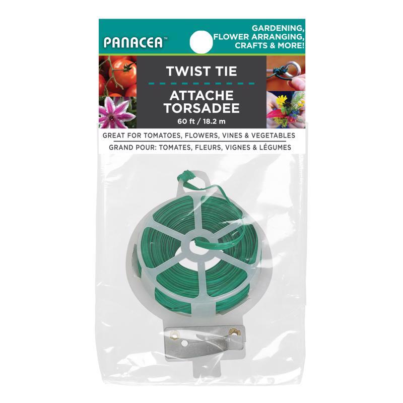 Panacea 89791 Wrapped Metal Twist Tie with Dispenser
