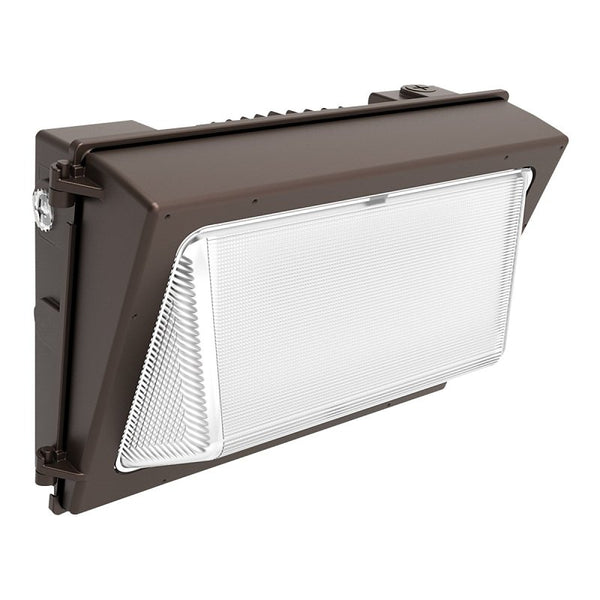 HALO WXP Series, 400- Watt Equivalent, Integrated LED, Bronze Finish, Dusk to Dawn Small Wall Pack Light, Selectable CCT WXPM80LSFSUNVDBZ