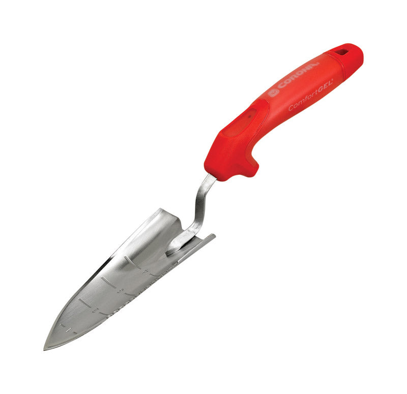 Corona Stainless Steel ComfortGEL Transplanter, red